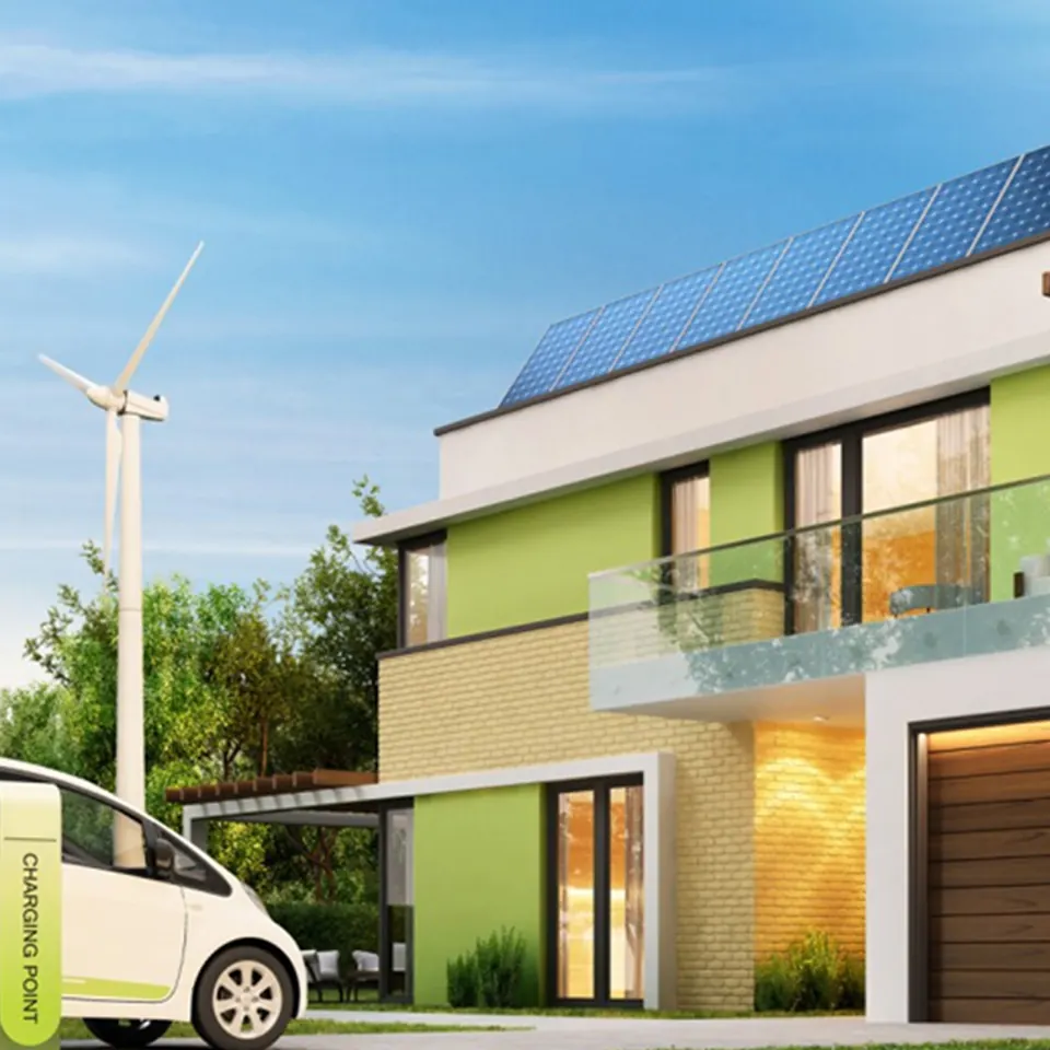 Large-scale wind and solar energy project